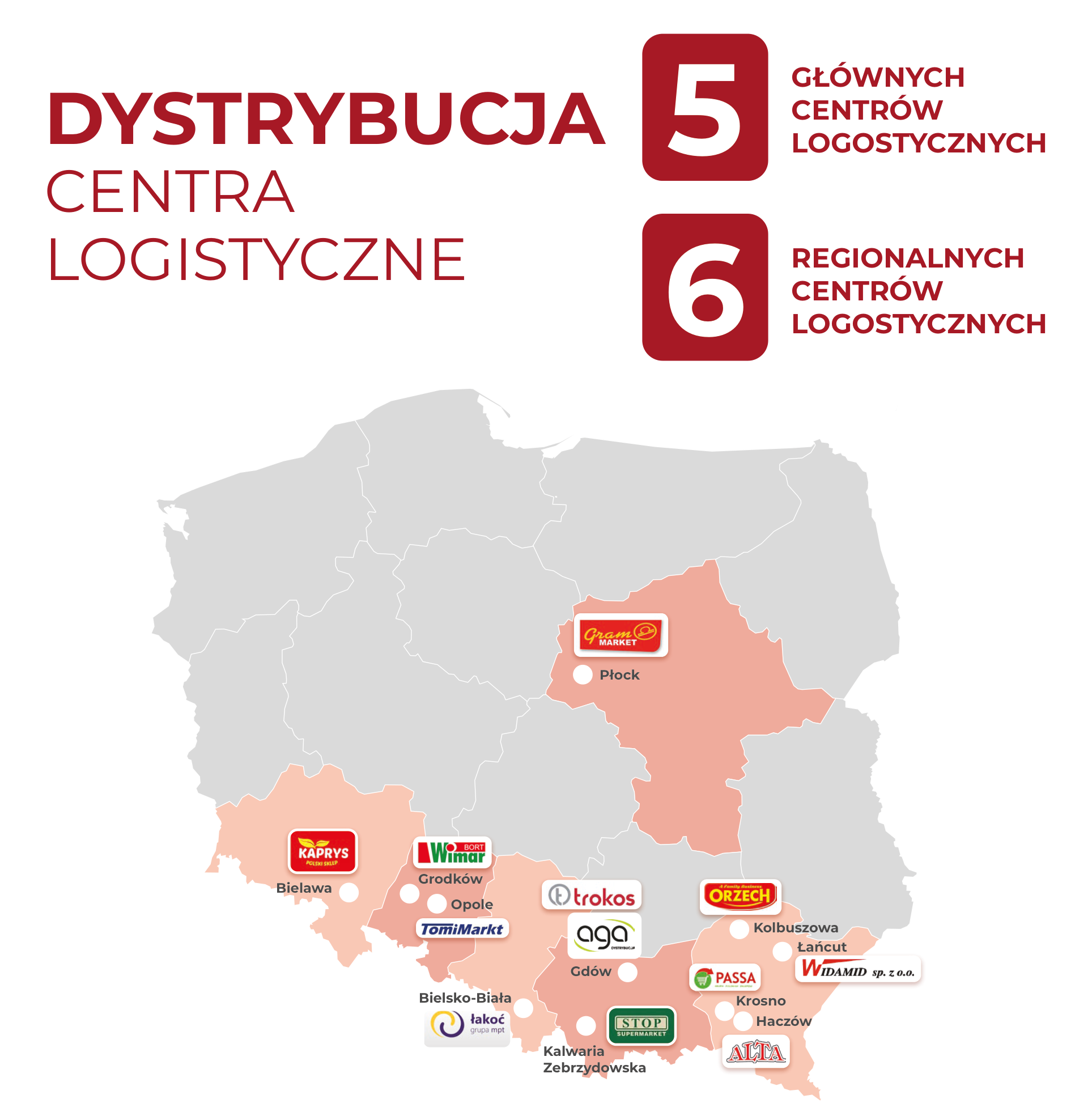 Mapa Potencjału Logistycznego - Centra Logistyczne